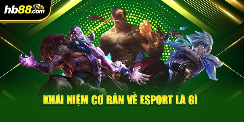 Khái niệm cơ bản về Esport là gì